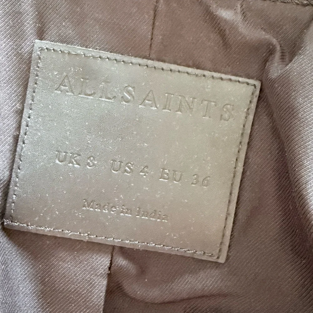 All saints leather jacket US size 4 - Picture 5 of 8